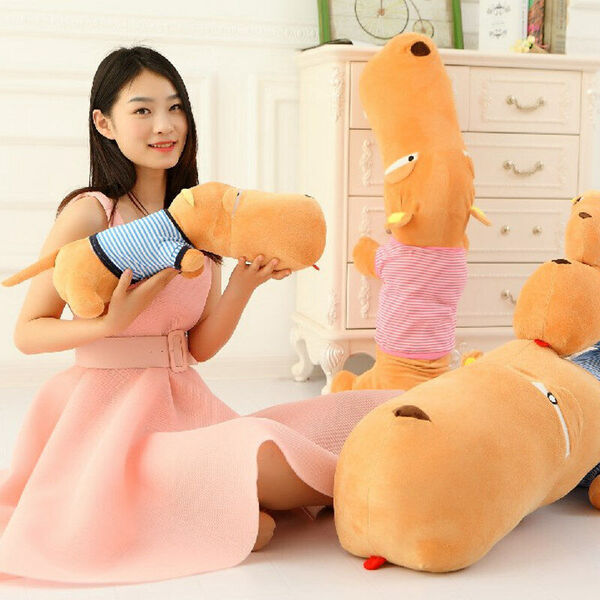 Cuddly Soft Plush Stuffed Animal Dog Doll Toy Cushion Throw Pillow 80-140cm Gift