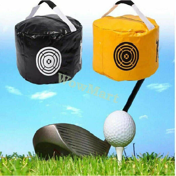 Golf Impact Power Bag Swing Aid Practice Training Strike Bag Hit Trainer Tool