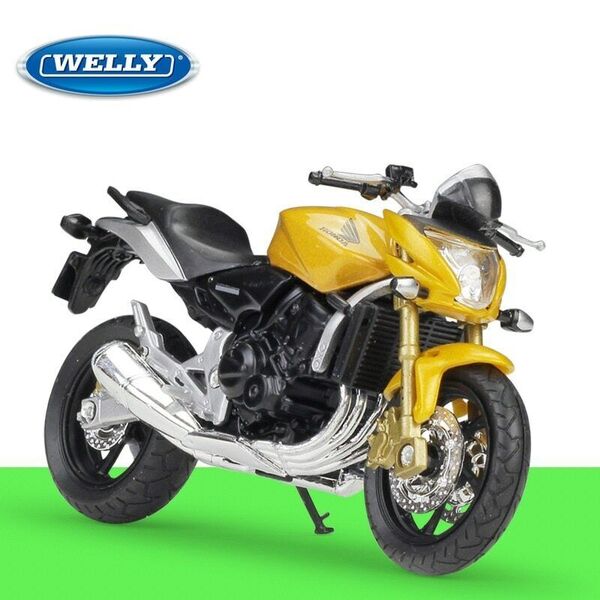 Welly 1:18 Honda Hornet Motorcycle Motorbike Collection Model &amp; Stand