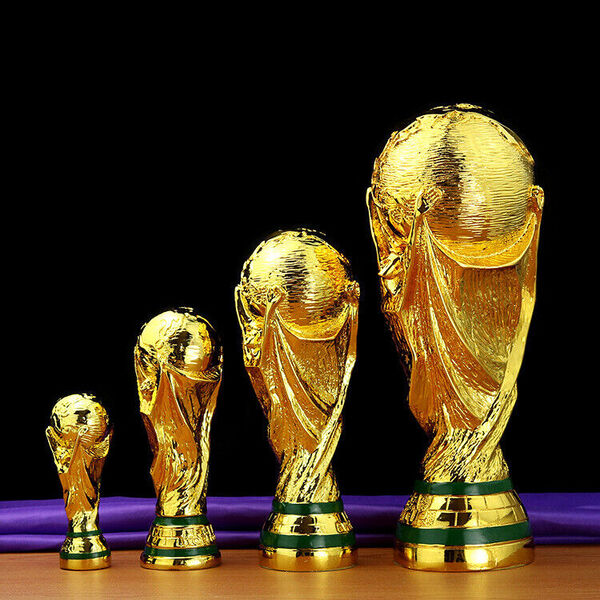 Qatar 2022 Football World Cup Hercules Cup Trophy Model Solid Resin Replica