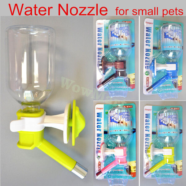 New Pet Automatic Water Nozzle Leak Proof Bottle Puppy Kitten &amp; Rabbit 4 Colors