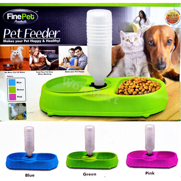 New Pet Fun Game Feeder Dog Cat Feeding Bowl 3 colors